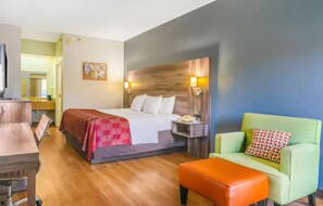 1 bedroom, premium bedding, desk, blackout drapes