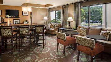 Coin salon dans le hall