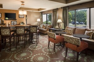 Sala de estar en el lobby