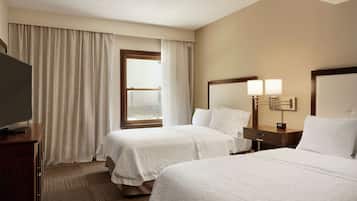 In-room safe, desk, iron/ironing board, free cribs/infant beds