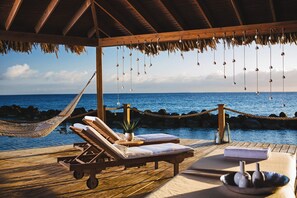 Private beach, white sand, beach cabanas, sun loungers