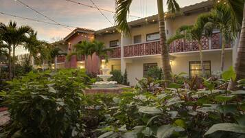 Uitzicht op de binnenplaats