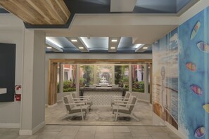 Sitteområde i lobbyen