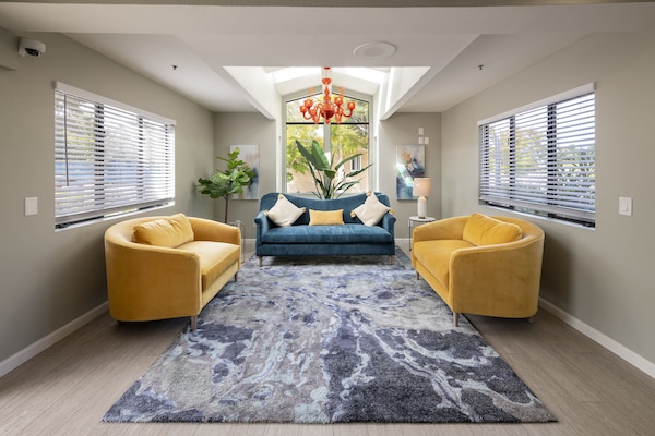 Sala de estar en el lobby