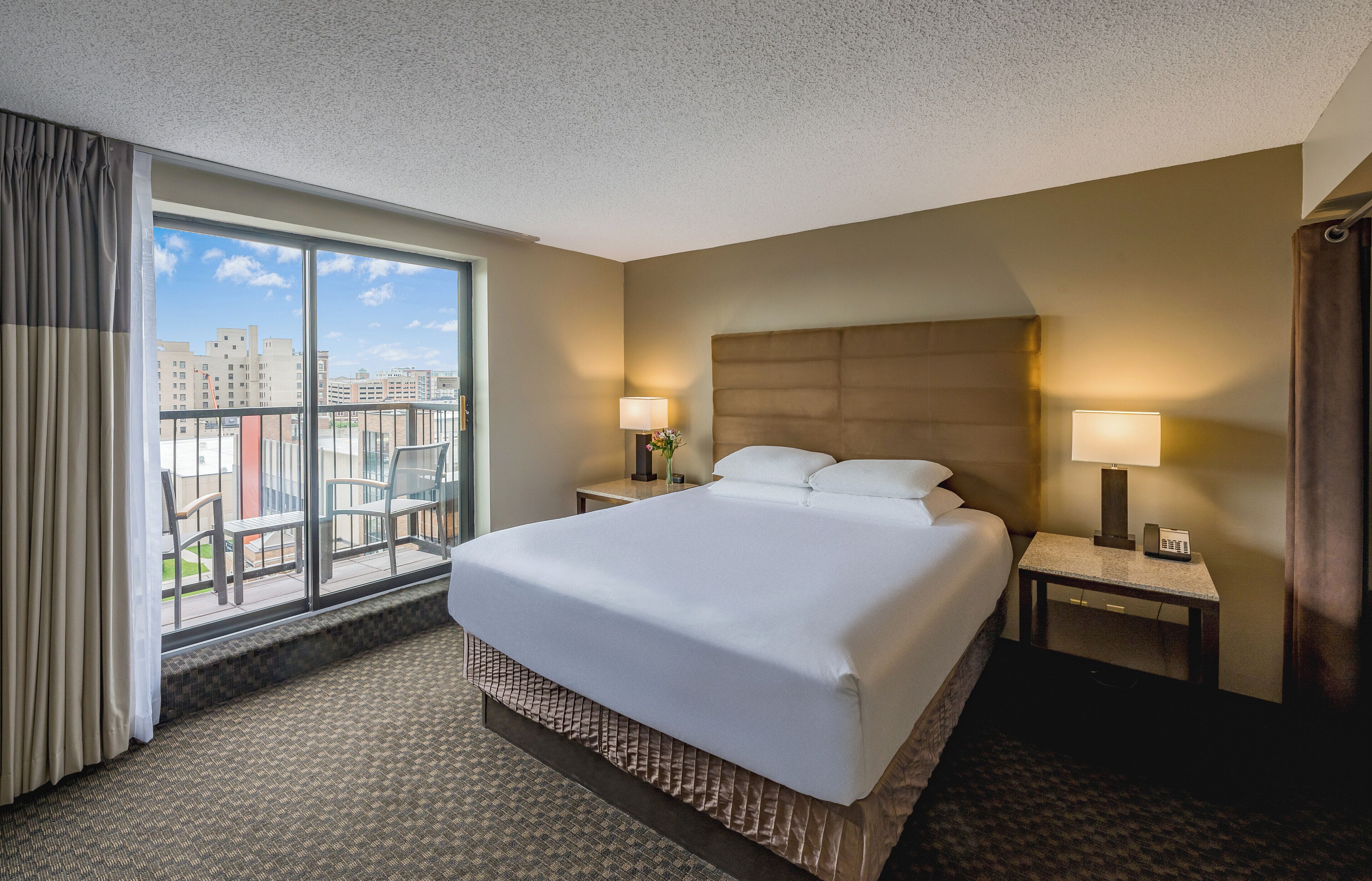 suite, 1 king bed with sofa bed, balcony | premium bedding, pillow-top beds, desk, laptop workspace