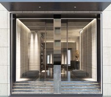 Overnatningsstedets facade