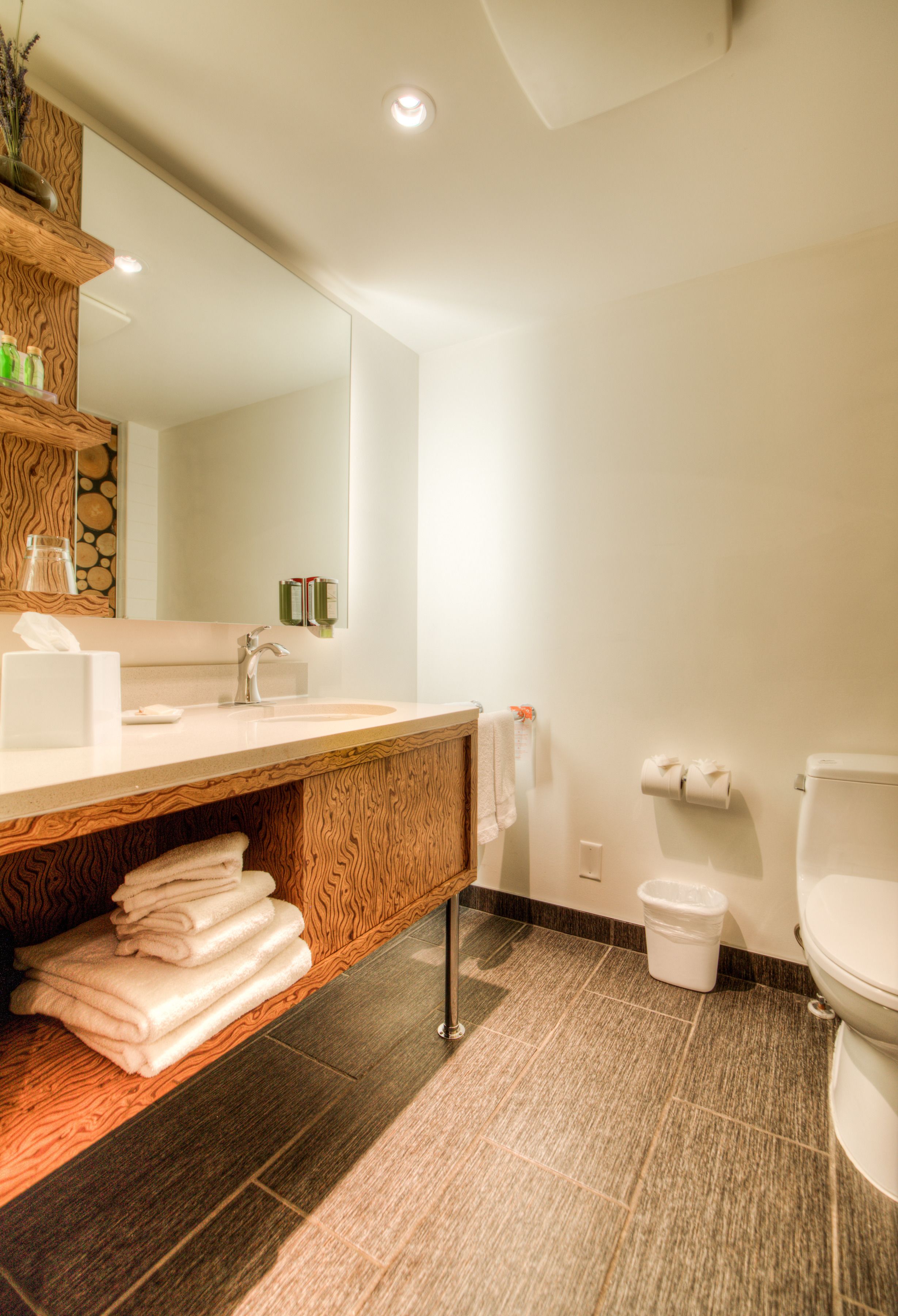 shower, designer toiletries, hair dryer, bathrobes