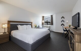 Deluxe Room, 1 King Bed, City View | Premium bedding, iron/ironing board, free WiFi, bed sheets