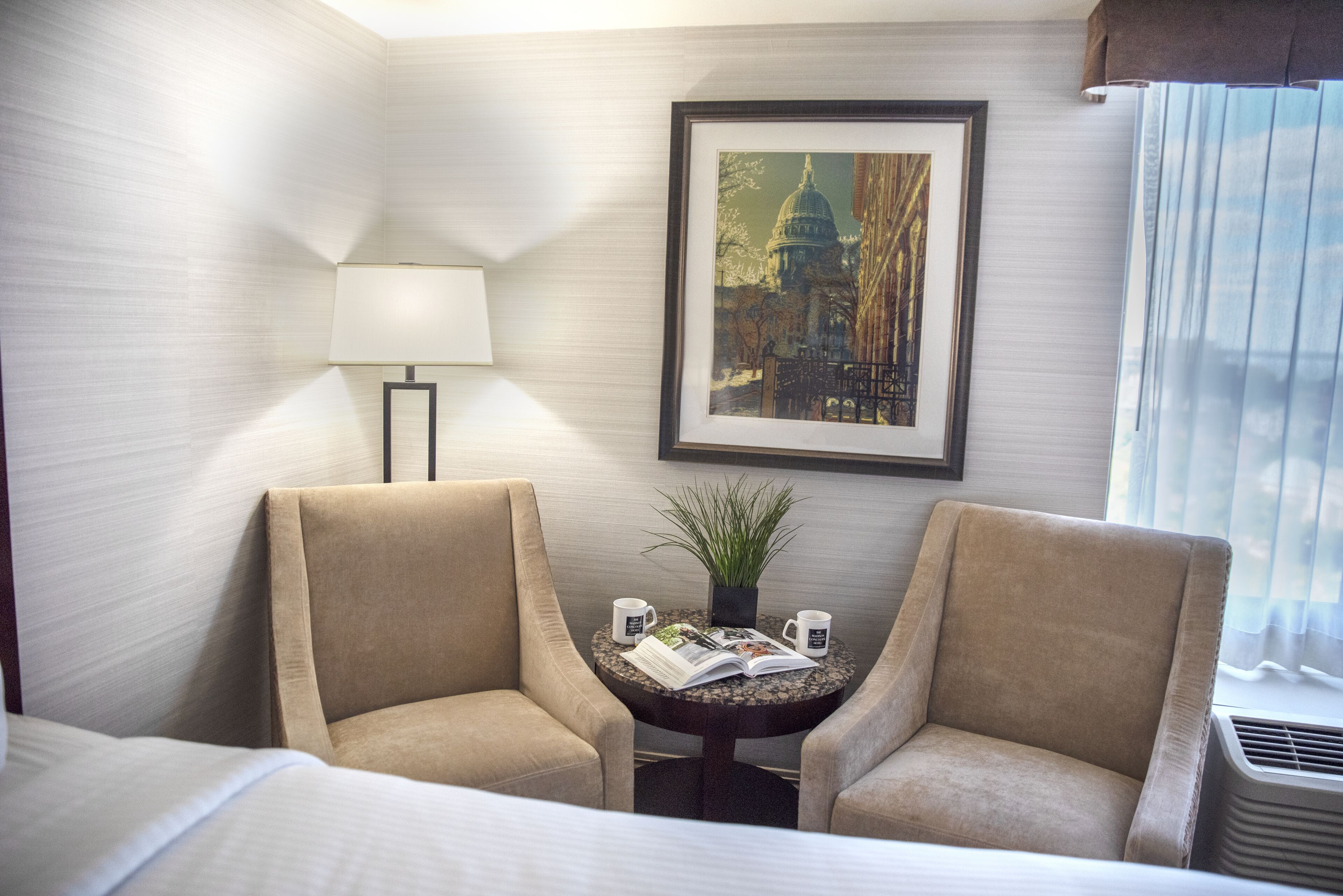 club room, 2 queen beds, club lounge access, city view | 1 bedroom, premium bedding, in-room safe, desk