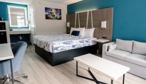 Einzelzimmer, 1 King-Bett, Nichtraucher | Hochwertige Bettwaren, Daunenbettdecken, Pillowtop-Betten, Schreibtisch