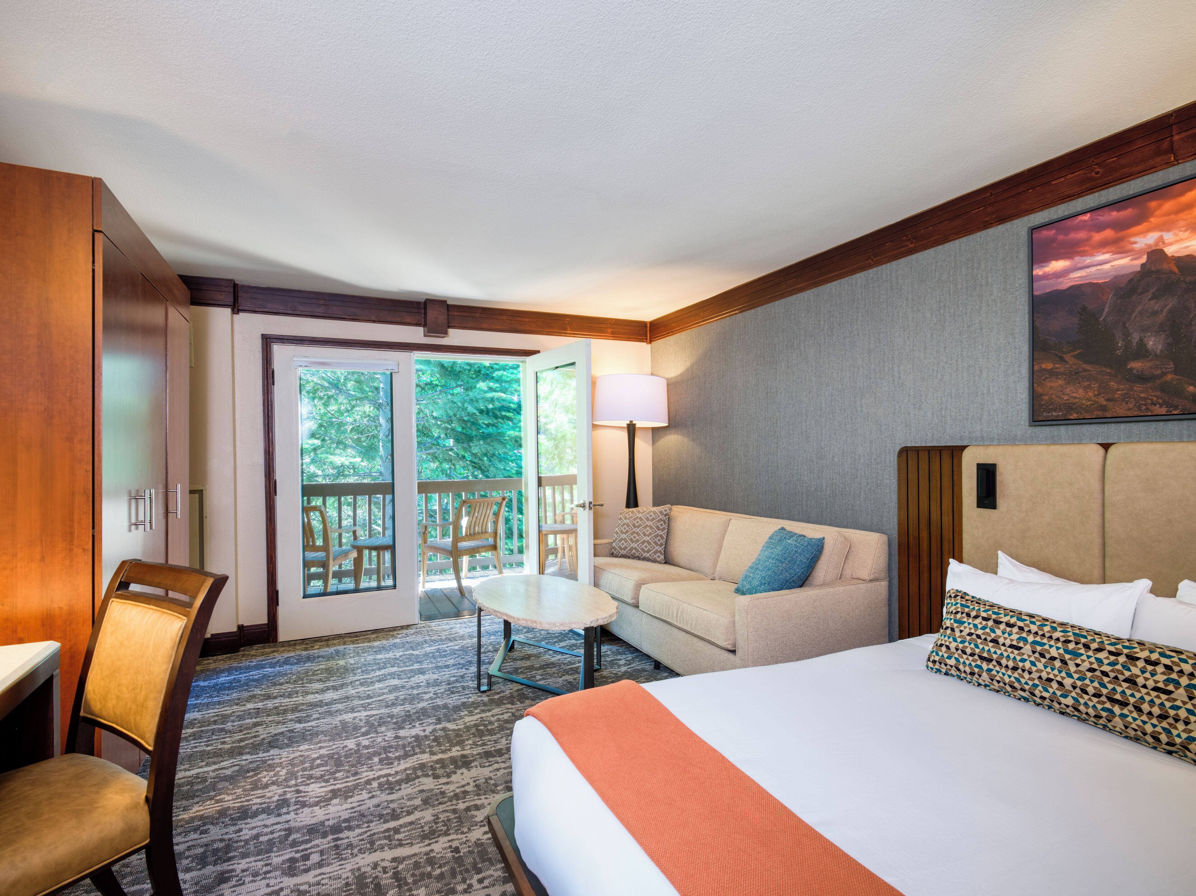 Deluxe-huone, 2 keskisuurta parisänkyä (Oversize) | Egyptinpuuvillaiset lakanat, ylelliset vuodevaatteet