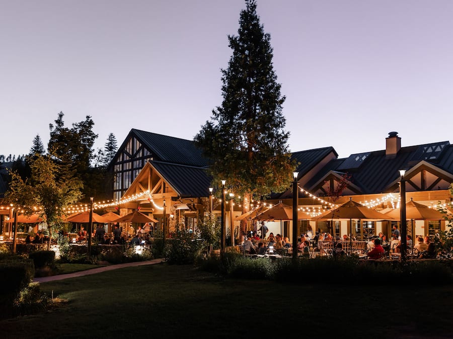 Front of property - evening/night