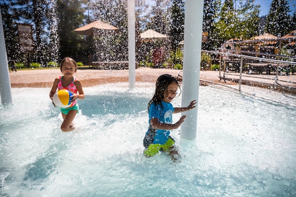 Indoor pool, seasonal outdoor pool, pool cabanas (surcharge)