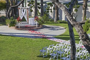Espace de mariage à l’extérieur