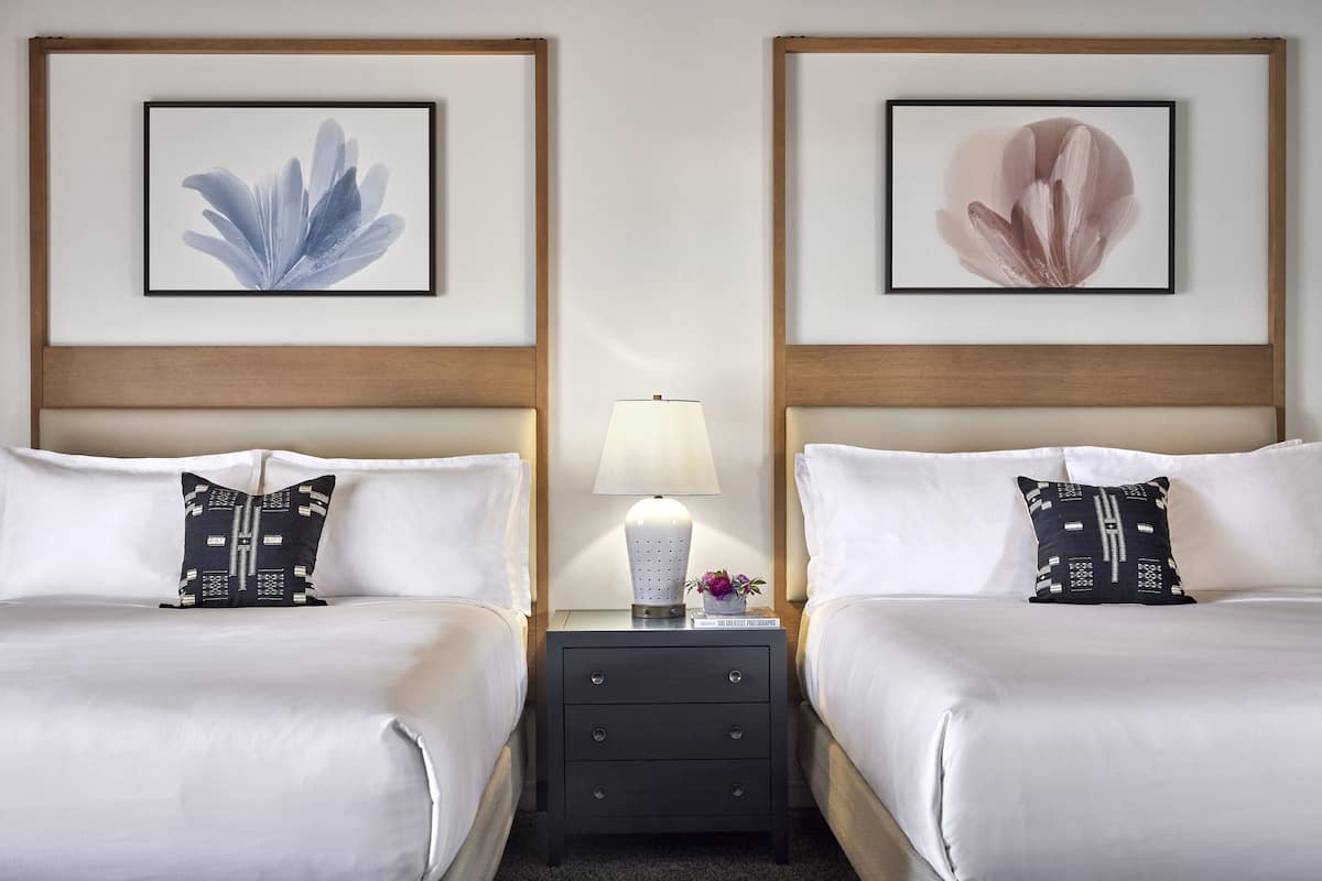Premium bedding, down duvets, in-room safe, desk