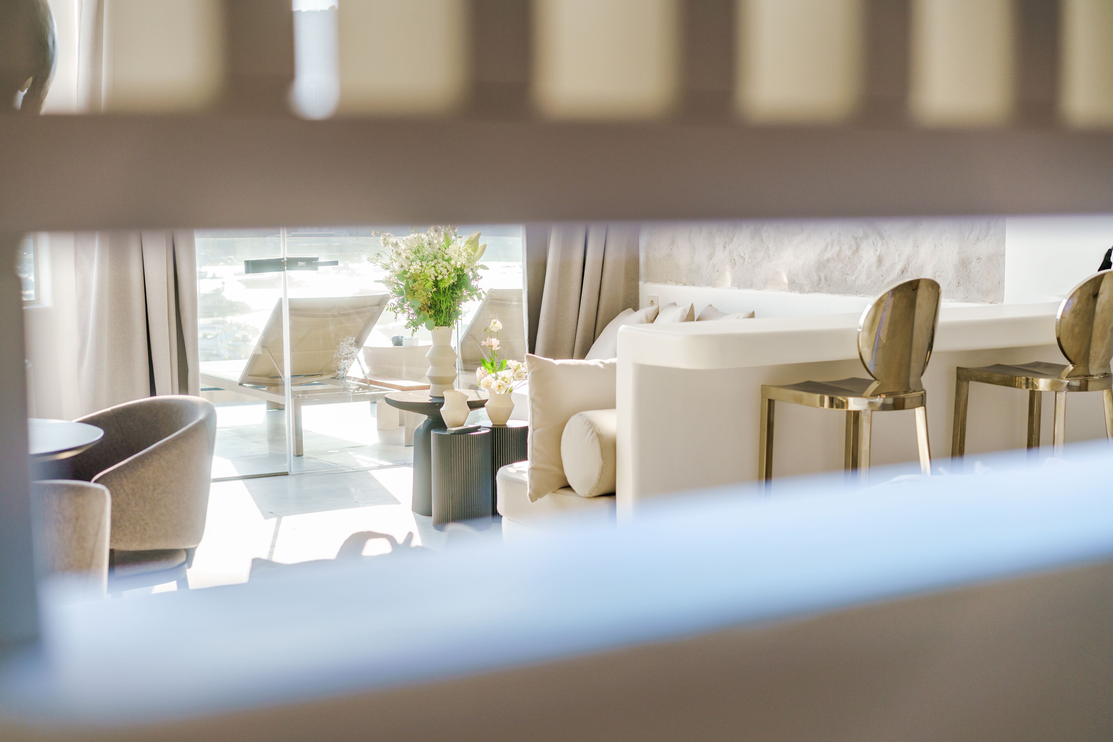 mykonos honeymoon luxury suite hot tub | 1 bedroom, premium bedding, minibar, in-room safe