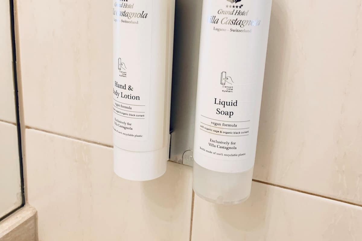 free toiletries, hair dryer, bathrobes, slippers