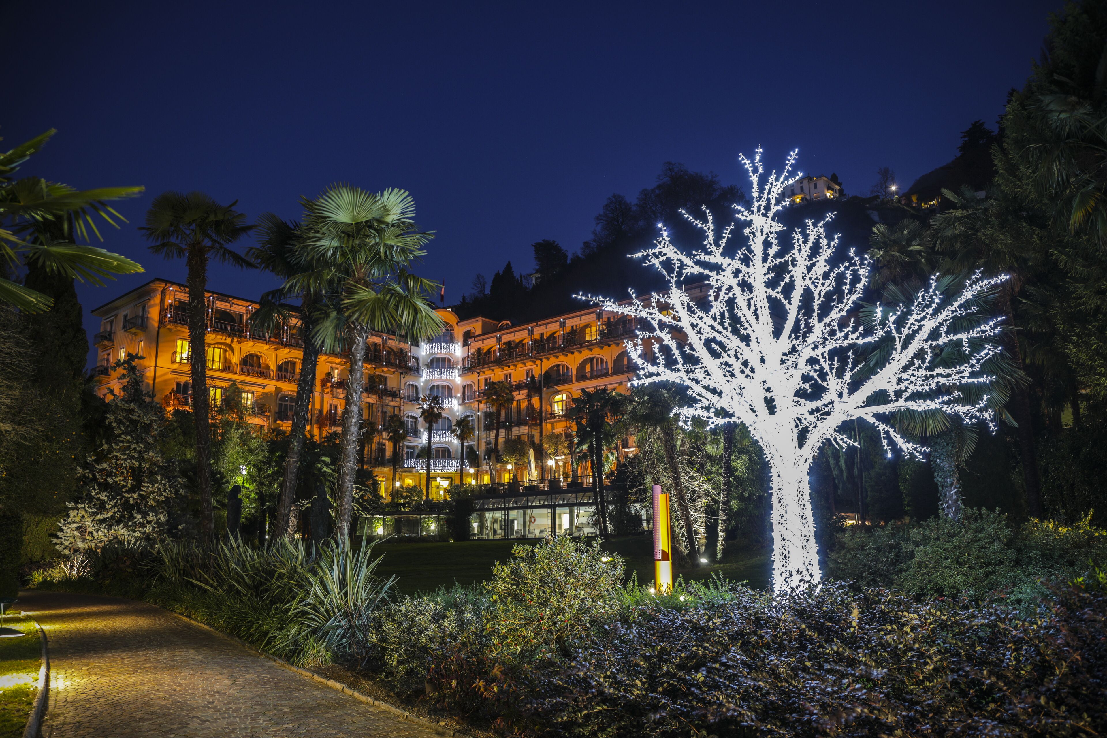 front of property – evening/night