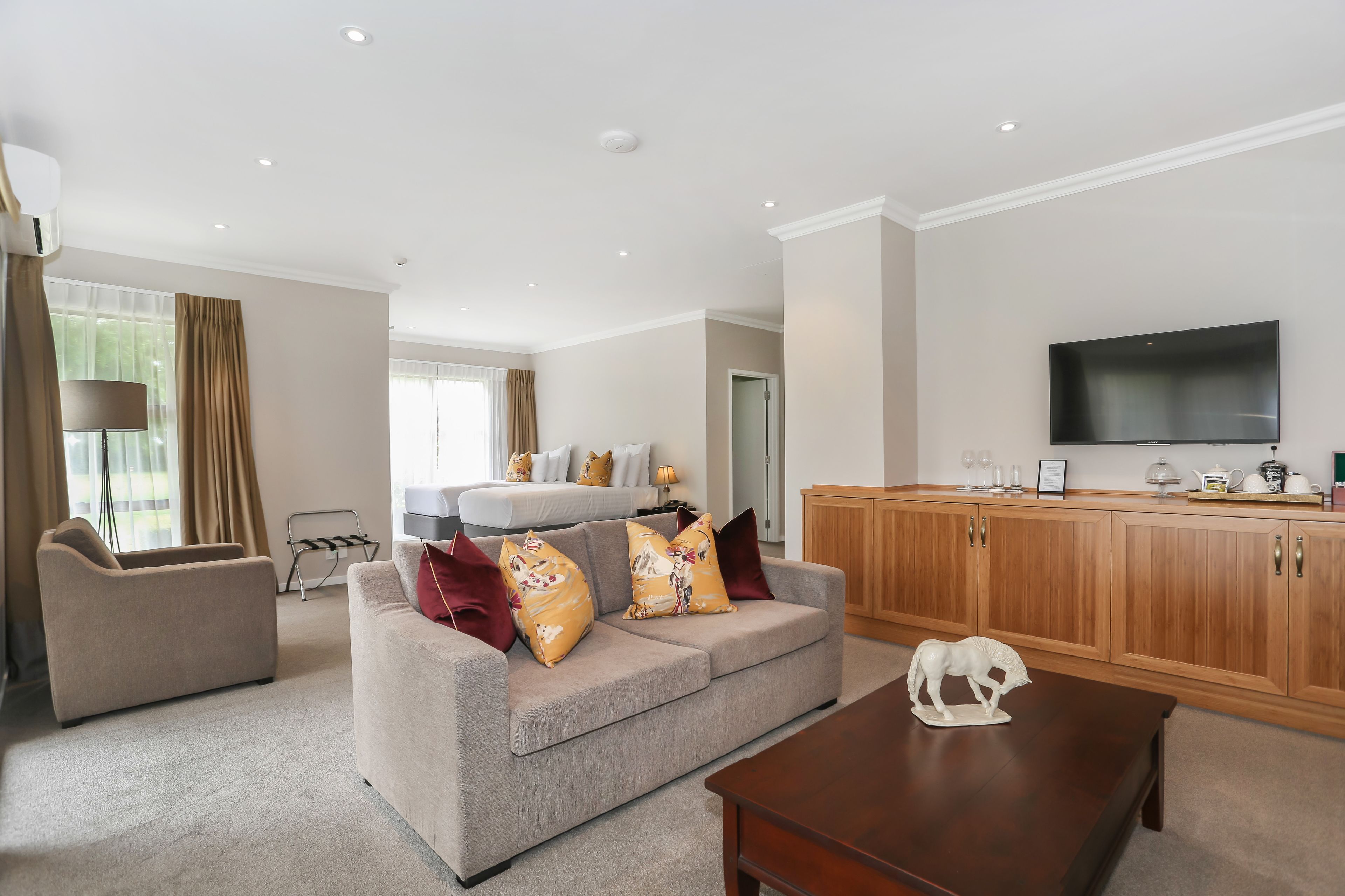 lady watties suite | living area | led tv