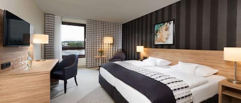 Doppia Superior | 1 camera, biancheria da letto ipoallergenica, una cassaforte in camera