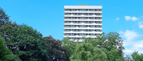 Konaklama yerinin ön cephesi
