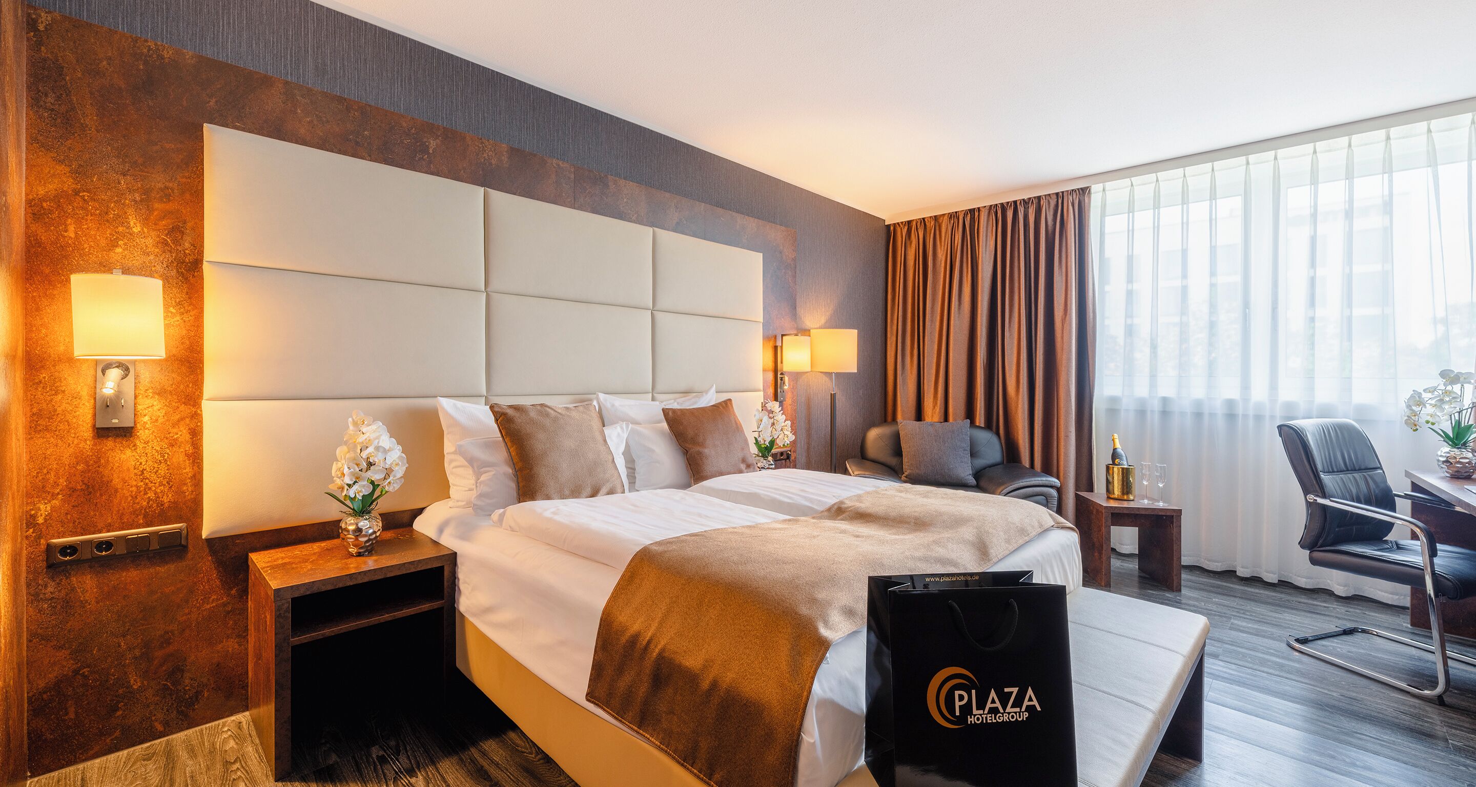 Allergitestet sengetøy, minibar, safe på rommet og individuelt innredet