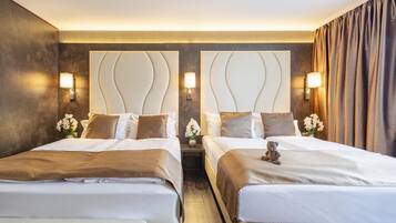 Comfort-Zimmer, 2 Queen-Betten (Quiet Location) | Allergikerbettwaren, Minibar, Zimmersafe, individuell eingerichtet