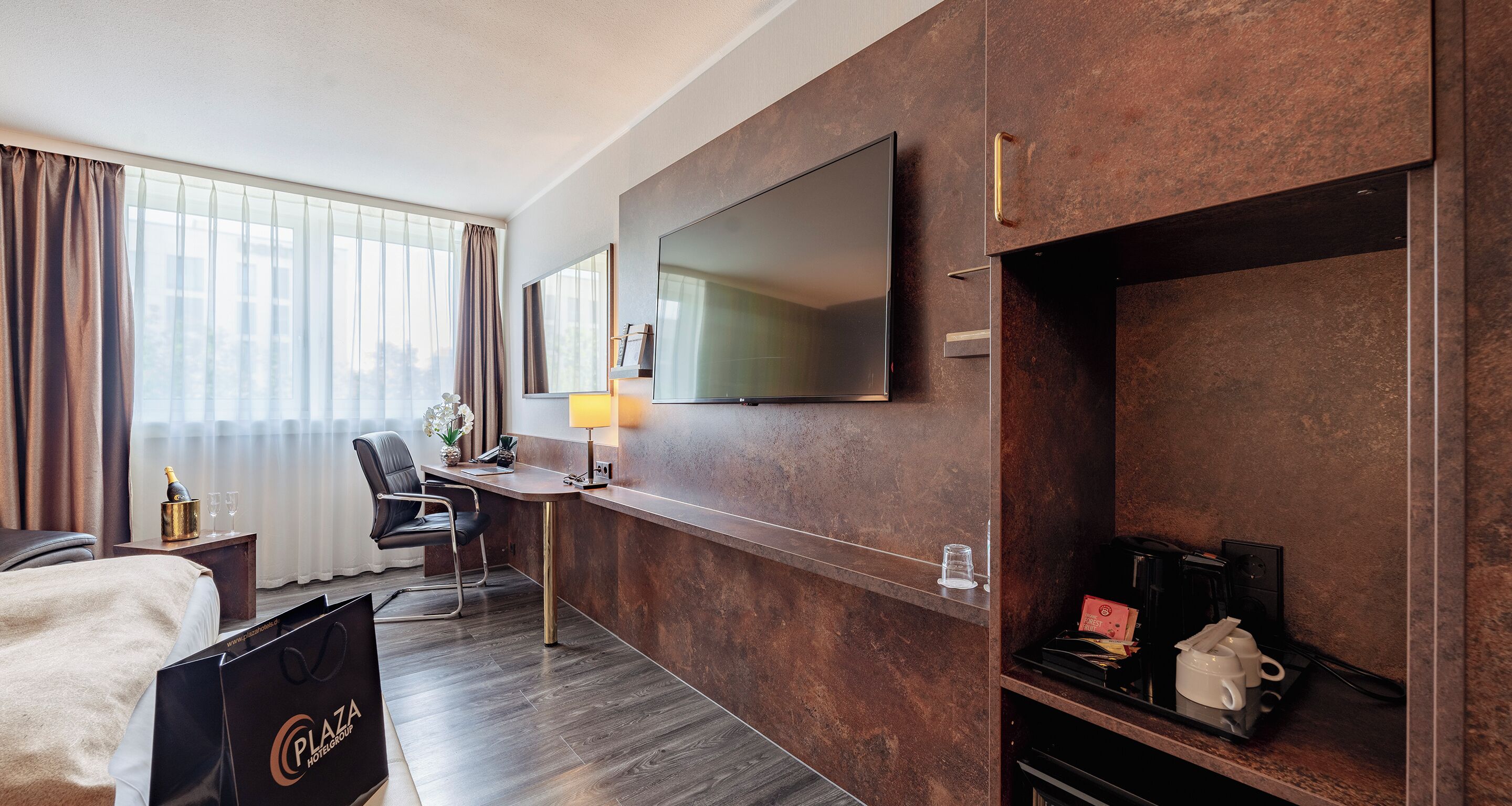 Ropa de cama hipoalergénica y minibar 