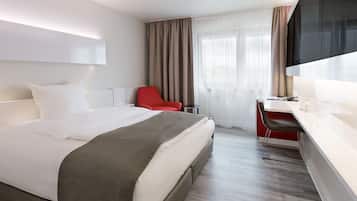 Comfort-Doppel- oder -Zweibettzimmer | Allergikerbettwaren, Minibar (mit einigen kostenlosen Artikeln)