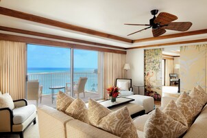 Imperial Suite, 1 Bedroom | Living area | 42-inch LCD TV with cable channels, TV, iPod dock