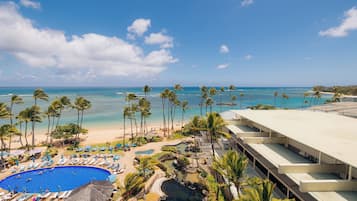 Vista para praia/oceano