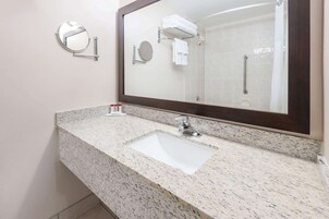 Free toiletries, hair dryer, towels