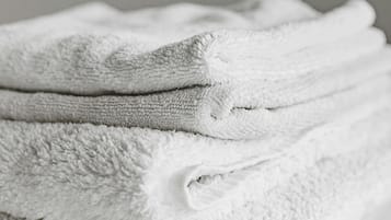 Egyptian cotton sheets, premium bedding, down duvets, pillow-top beds