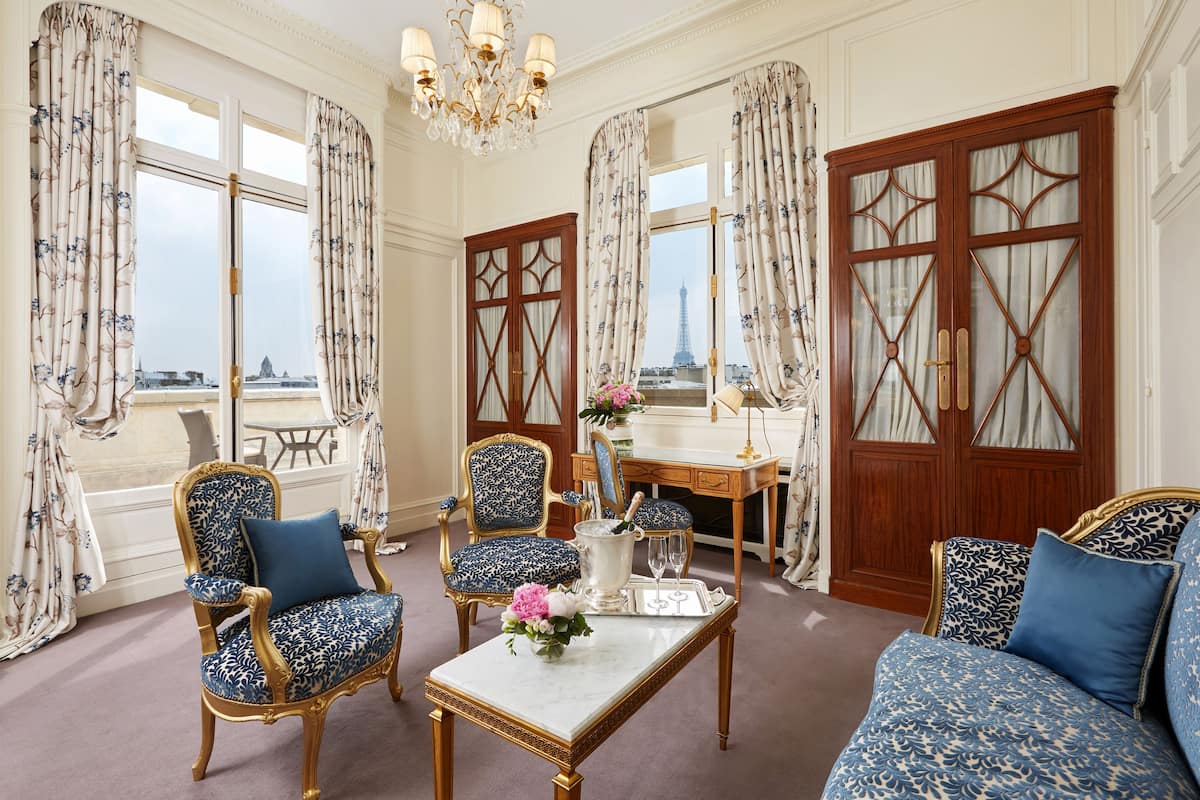 Suite Terrasse Tour Eiffel | Salle de séjour