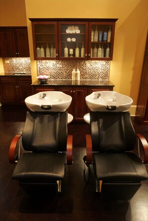 Espace de soins pour les couples, soins corporels, soins d'aromathérapie