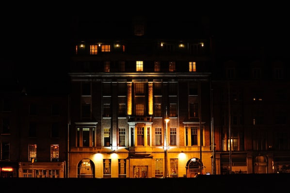 Front of property – evening/night