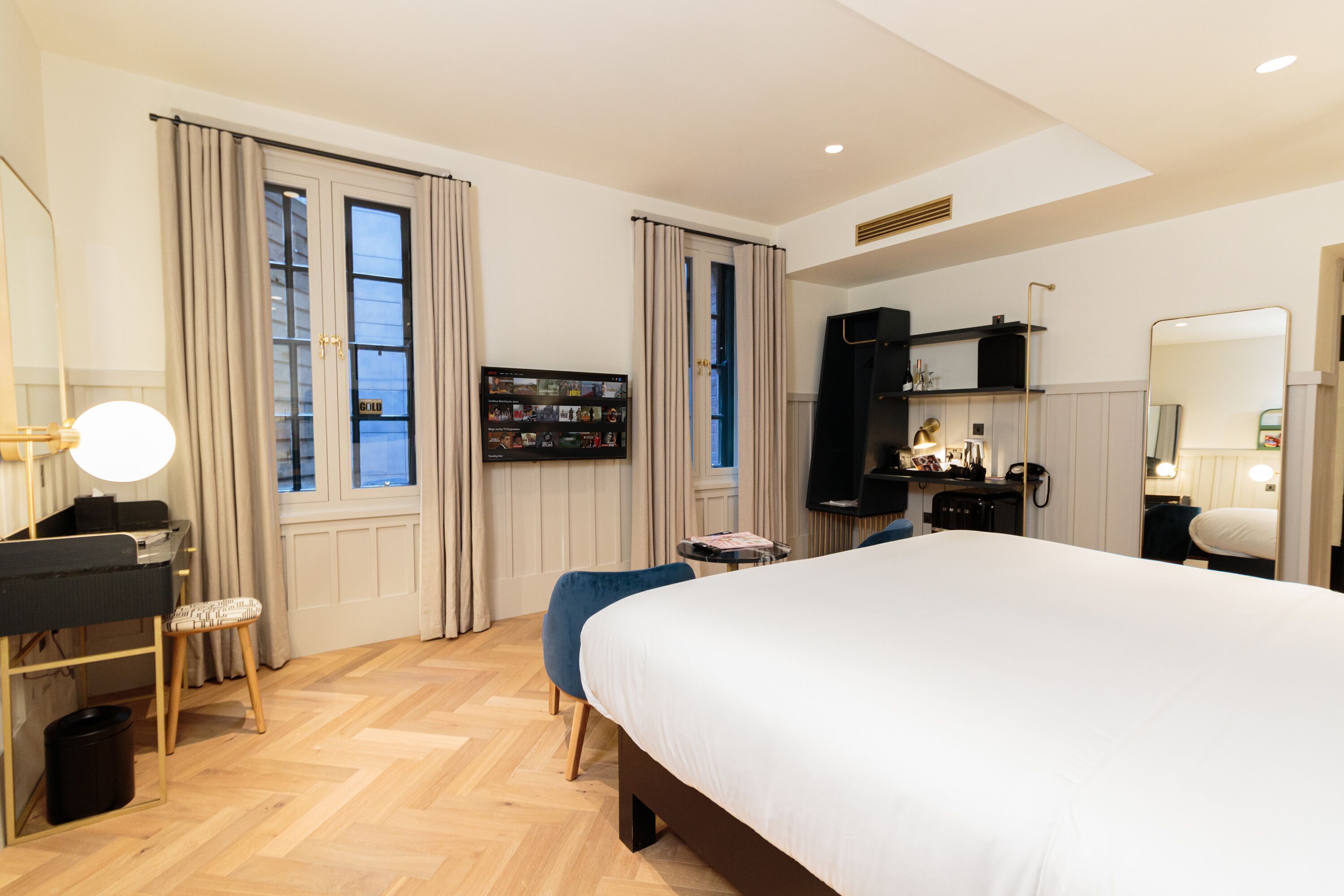 deluxe double room | 1 bedroom, egyptian cotton sheets, premium bedding, select comfort beds