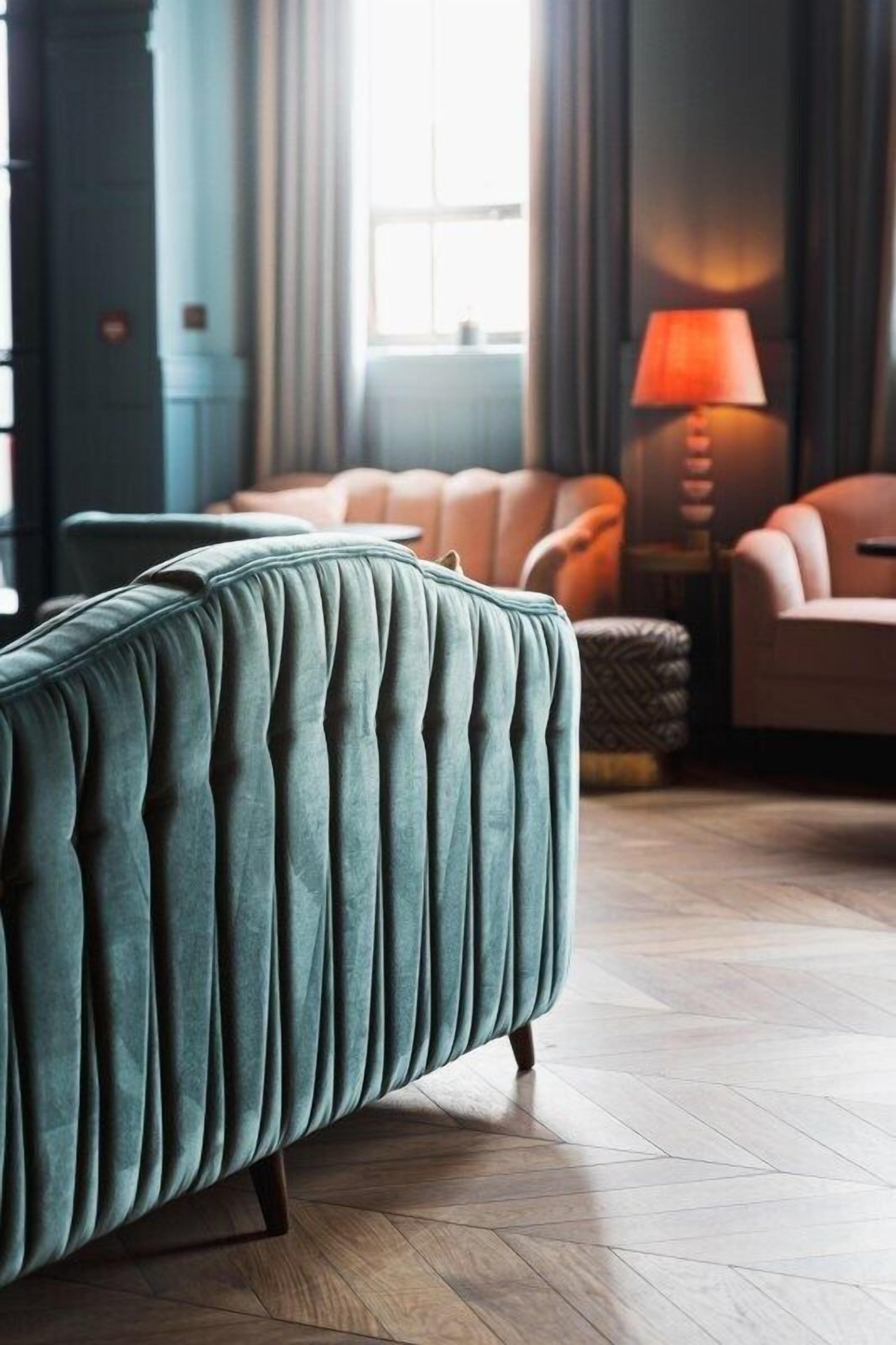 Sitteområde i lobbyen