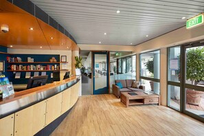 Check-in/check-out kiosk