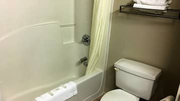 Amenidades de baño gratuitas, secadora de cabello, toallas, jabón