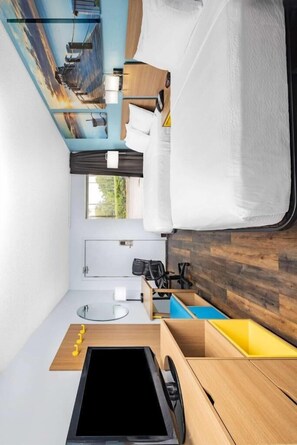 Chambre Double, 2 lits doubles, fumeurs | Bureau, fer et planche à repasser, lits bébé (gratuits)