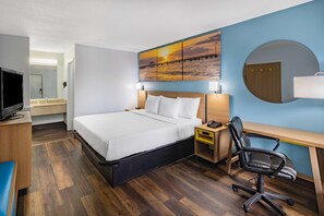Chambre Standard, 1 très grand lit, non-fumeurs | Bureau, fer et planche à repasser, lits bébé (gratuits)
