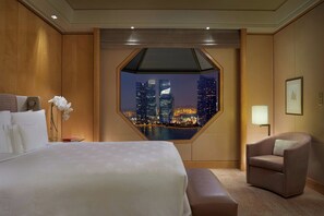 Premium bedding, down duvets, minibar, in-room safe