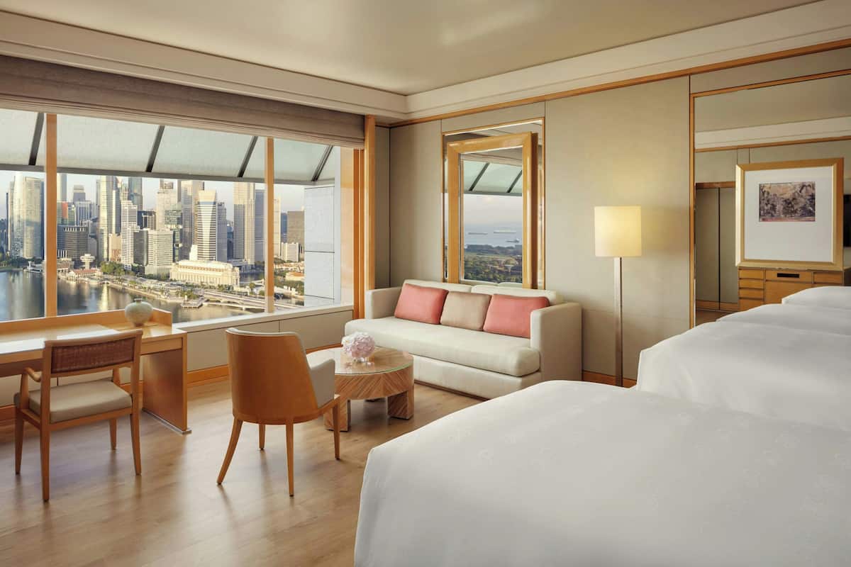 Premium bedding, down comforters, minibar, in-room safe
