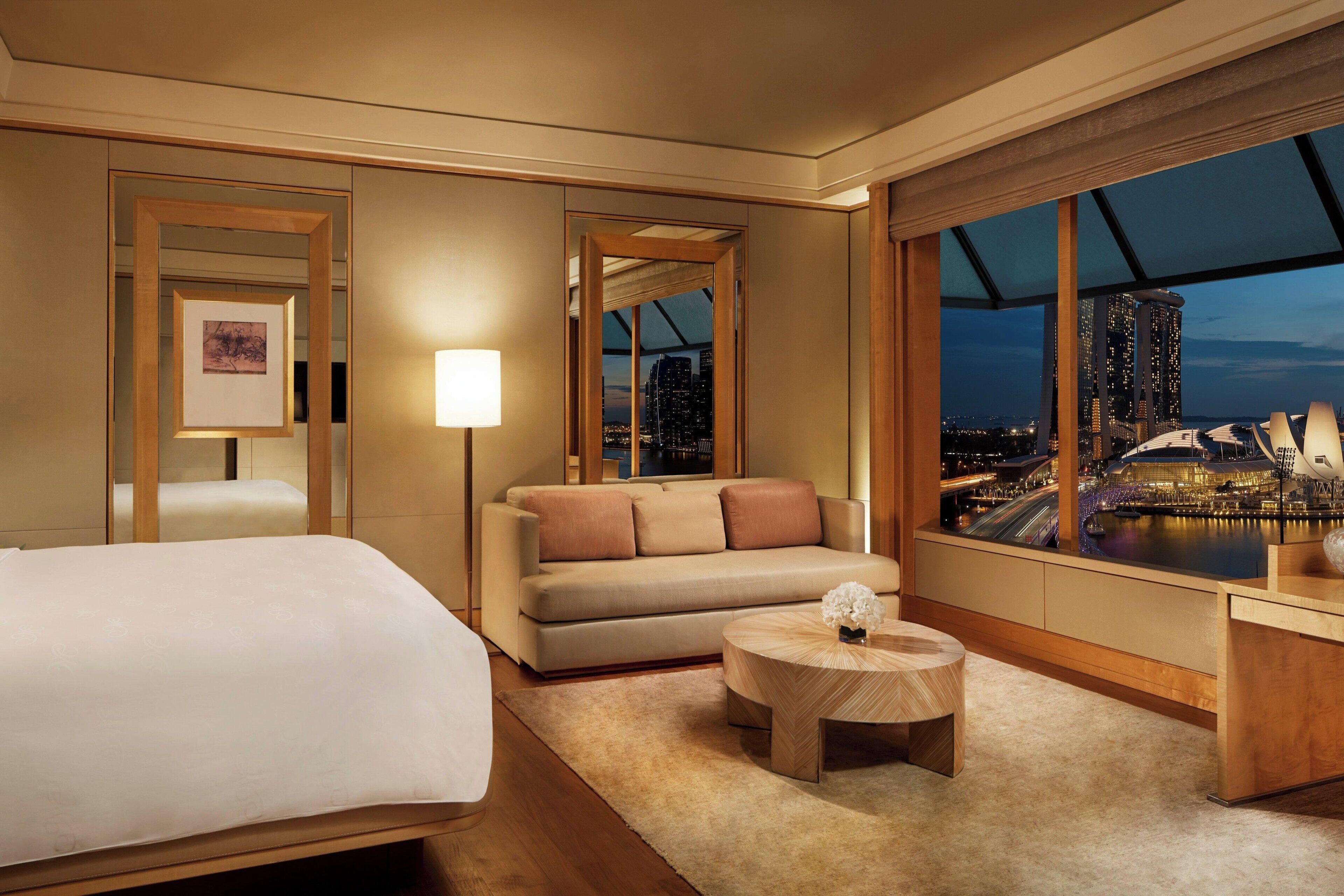 Premium bedding, down comforters, minibar, in-room safe