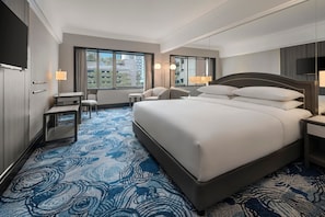 Rom – deluxe, 1 kingsize-seng | Sengetøy av topp kvalitet, minibar, safe på rommet og skrivebord