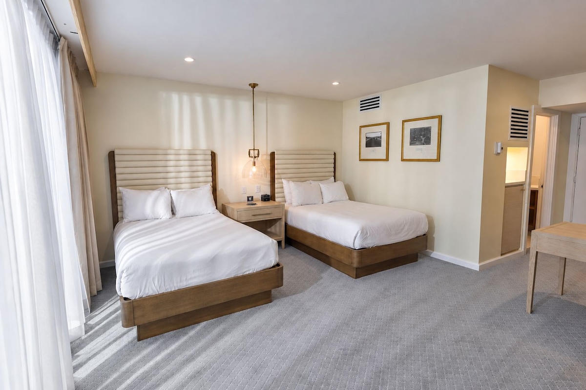 Superior Room, 2 Double Beds | Hypo-allergenic bedding available, in-room safe, desk