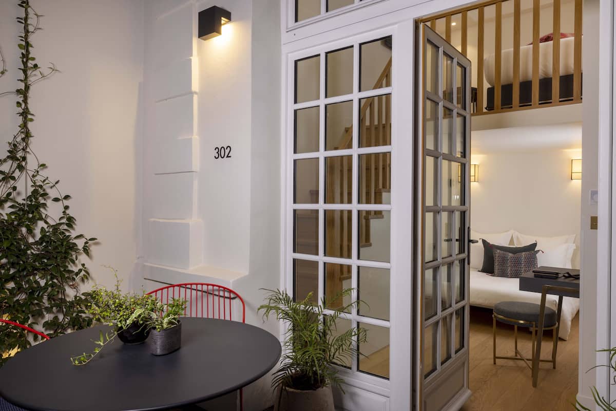 Duplex Jardin Prive | Vue de la chambre