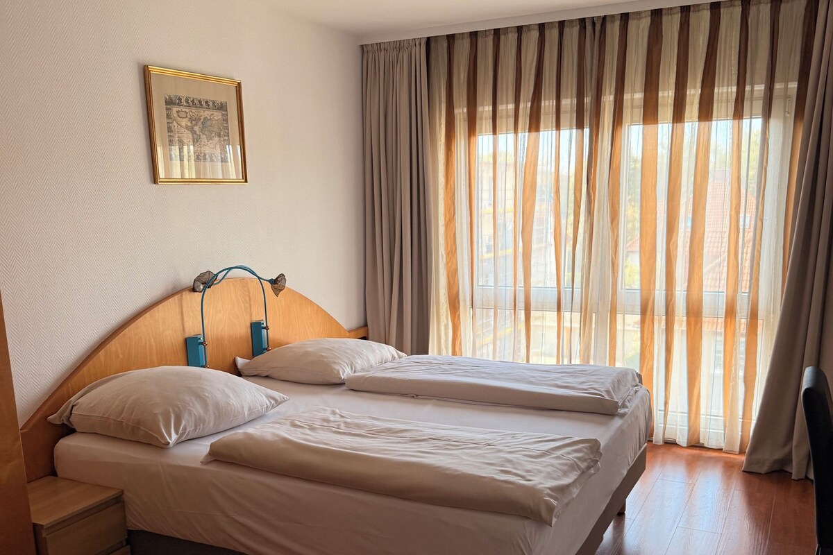 In-room safe, desk, soundproofing, iron/ironing board (on request)