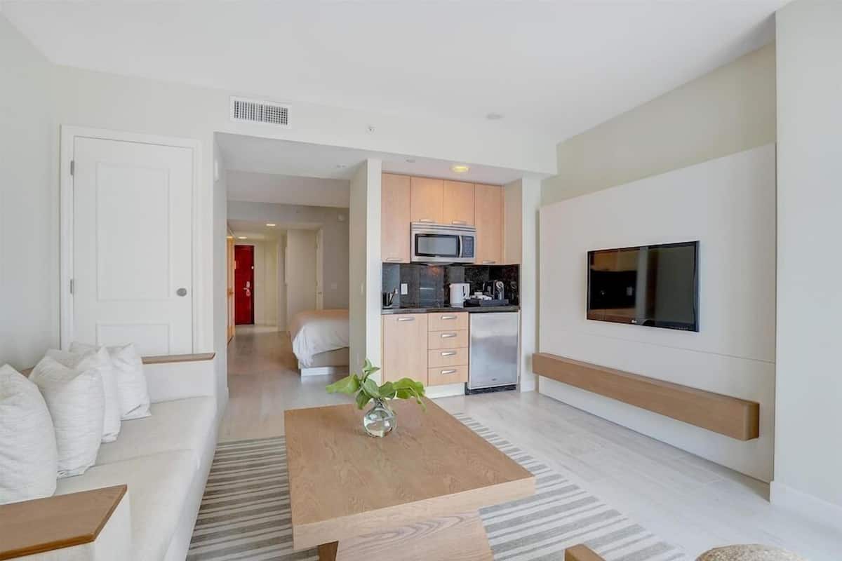 Living area | Flat-screen TV, video-game console, pay movies